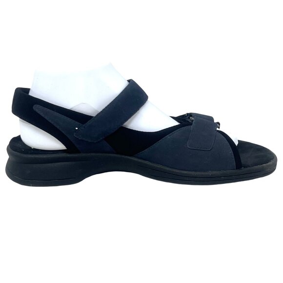 Clarks Womens Springers Navy Blue Leather Sandal 88750‎ Size 10 Medium - Picture 4 of 9